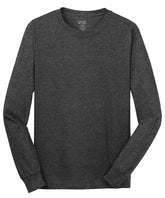 Port & Company® Adult Long Sleeve Core Cotton Tee - Dark Heather